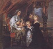 Peter Paul Rubens The Family of Sir Balthasar Gerbier (mk01) USA oil painting artist
